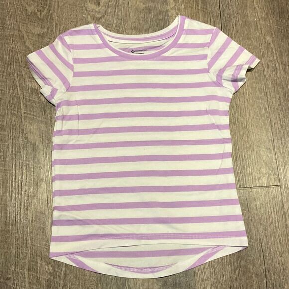 Members mark purple, white stripe T-shirt. Various sizes available. - Picture 1 of 2